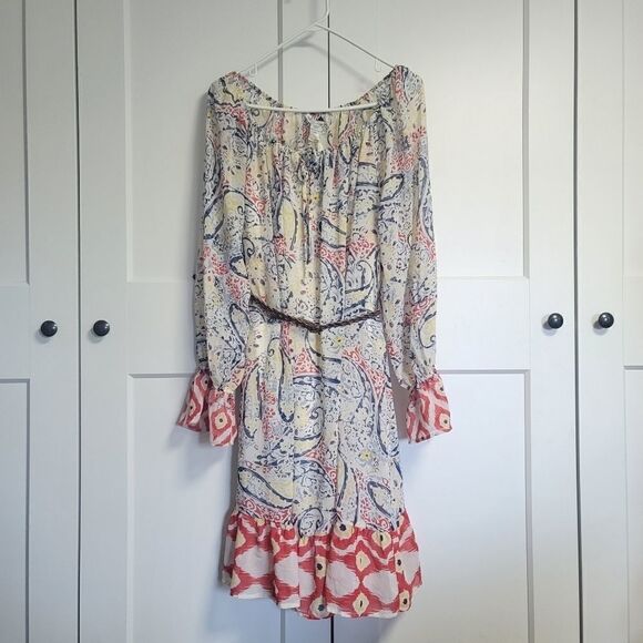 American rag cie plus size barn red combo dress - Picture 8 of 10